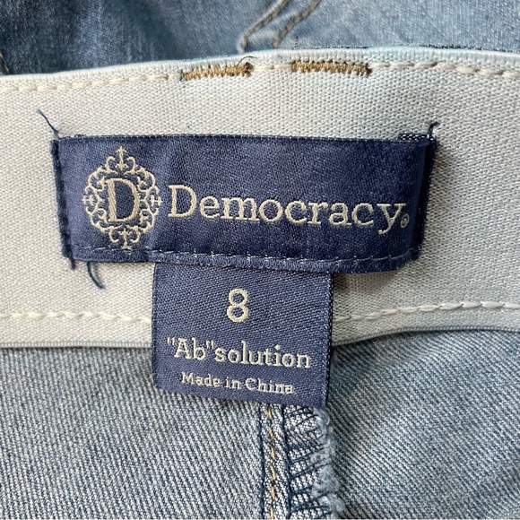 Democracy “Ab” Solution Black Skinny Jeans. Size 8p - Picture 4 of 5